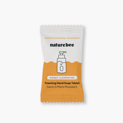 Honey Clementine Concentrated Foaming Hand Soap—Single Tablet