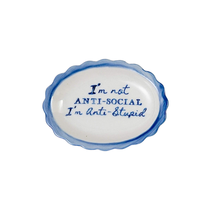 Tea Plates with Sassy Sayings