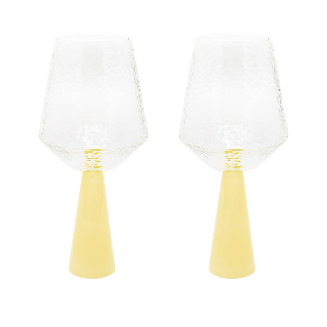 Yellow Wine Glass—Set of 2