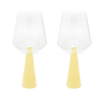 Yellow Wine Glass—Set of 2