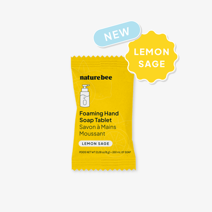 Lemon Sage Concentrated Foaming Hand Soap—Single Tablet