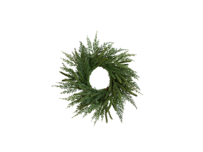Norfolk & Cypress Real Touch Mix Wreath Mini—12 inch