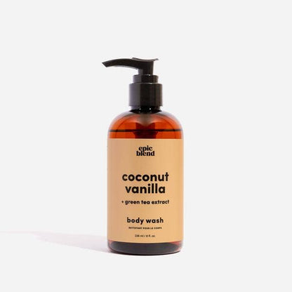 Coconut Vanilla Body Wash Vegan: 2oz