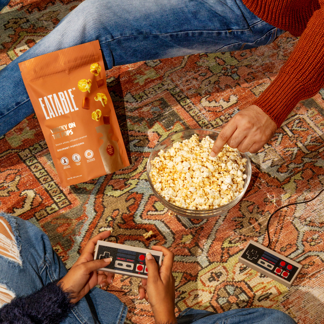 Whisky on the Pops Gourment Caramel Popcorn—125 g