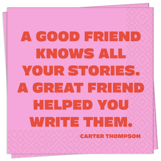 Help You Write Them Cocktail Napkin