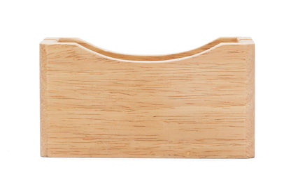 Wooden Bagel Cutter and Holder, 3" x 5.25" x 3"