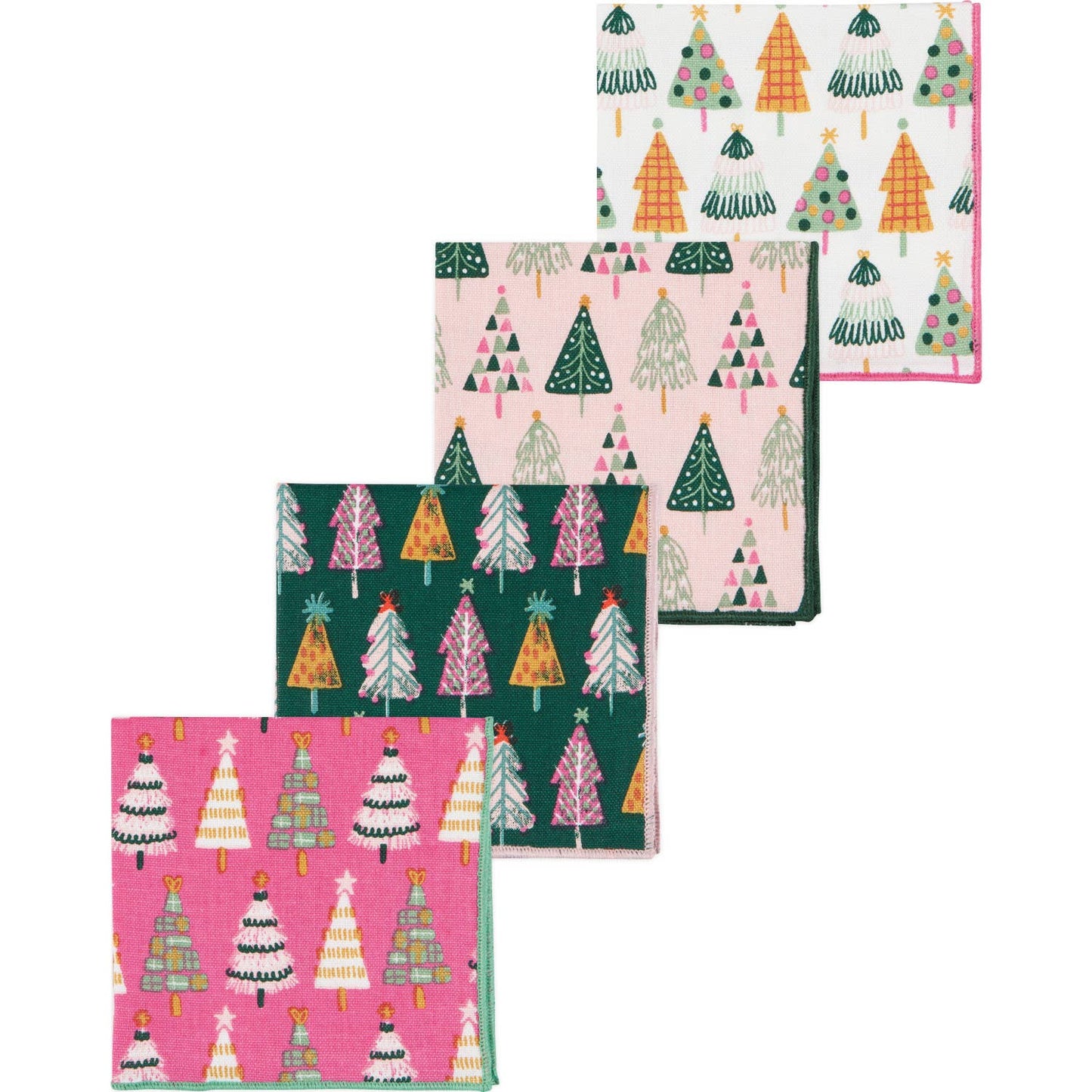 Glitzmas Cocktail Christmas Napkins—Set of 4