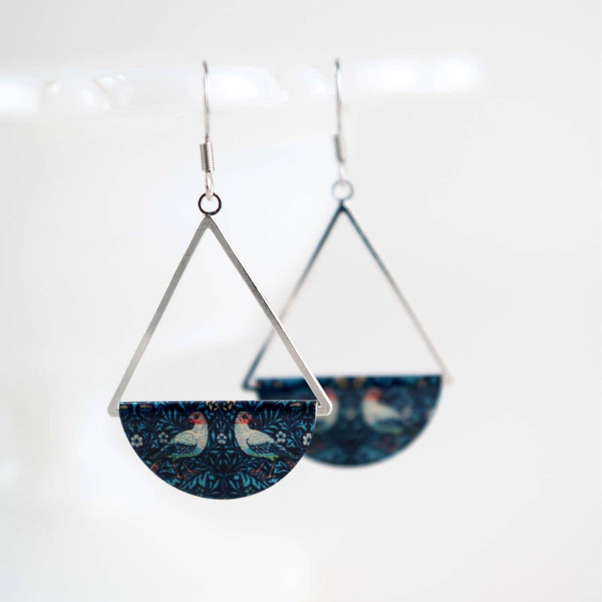 Songbirds Dangle Earrings—Silver