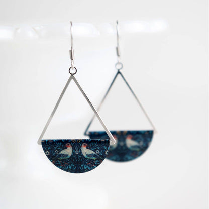 Songbirds Dangle Earrings—Silver