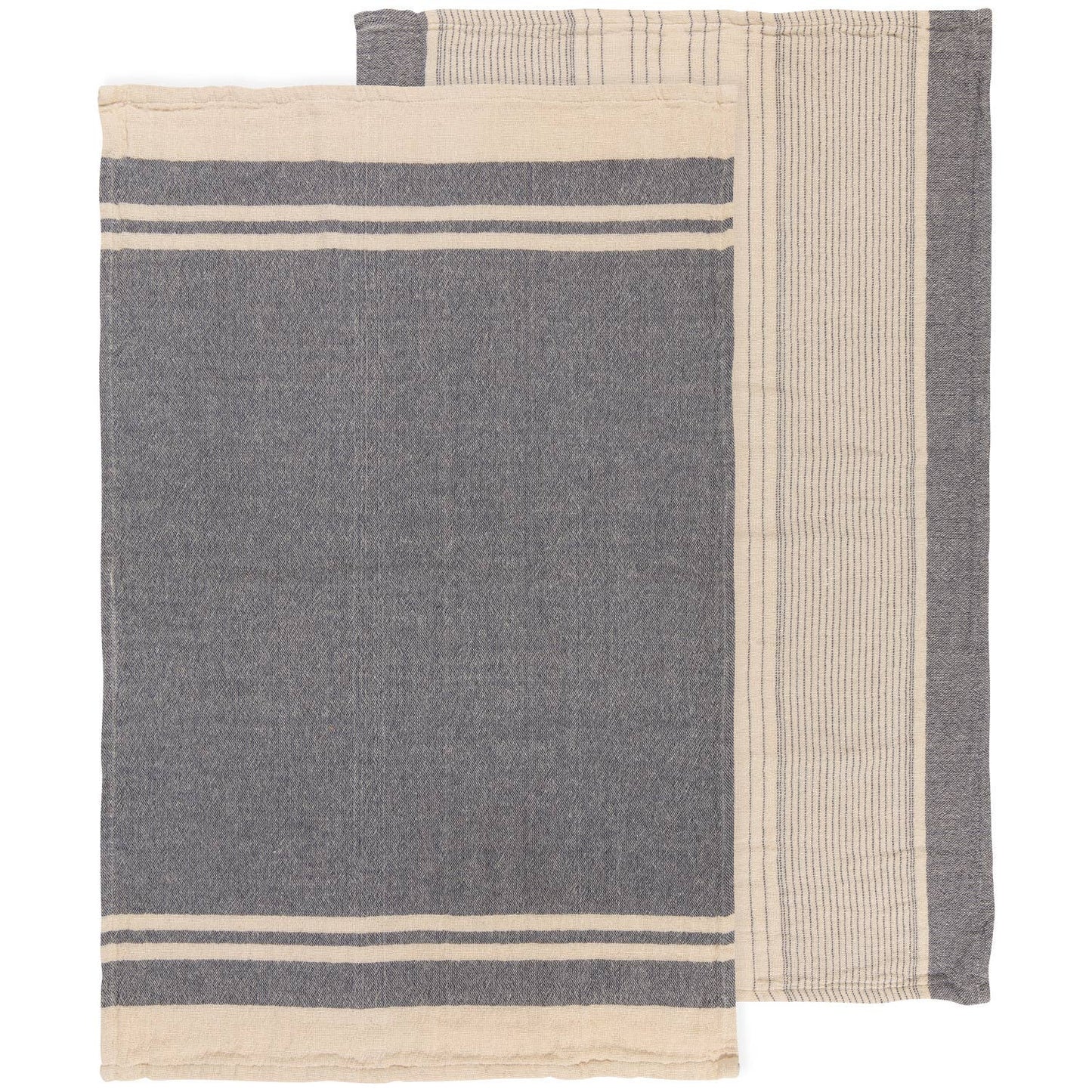 Linea Midnight Woven Dishtowels Set of 2