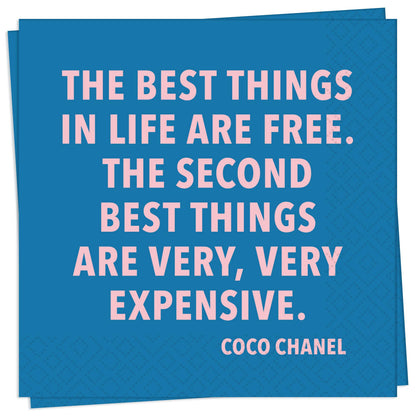 Best Things Cocktail Napkin