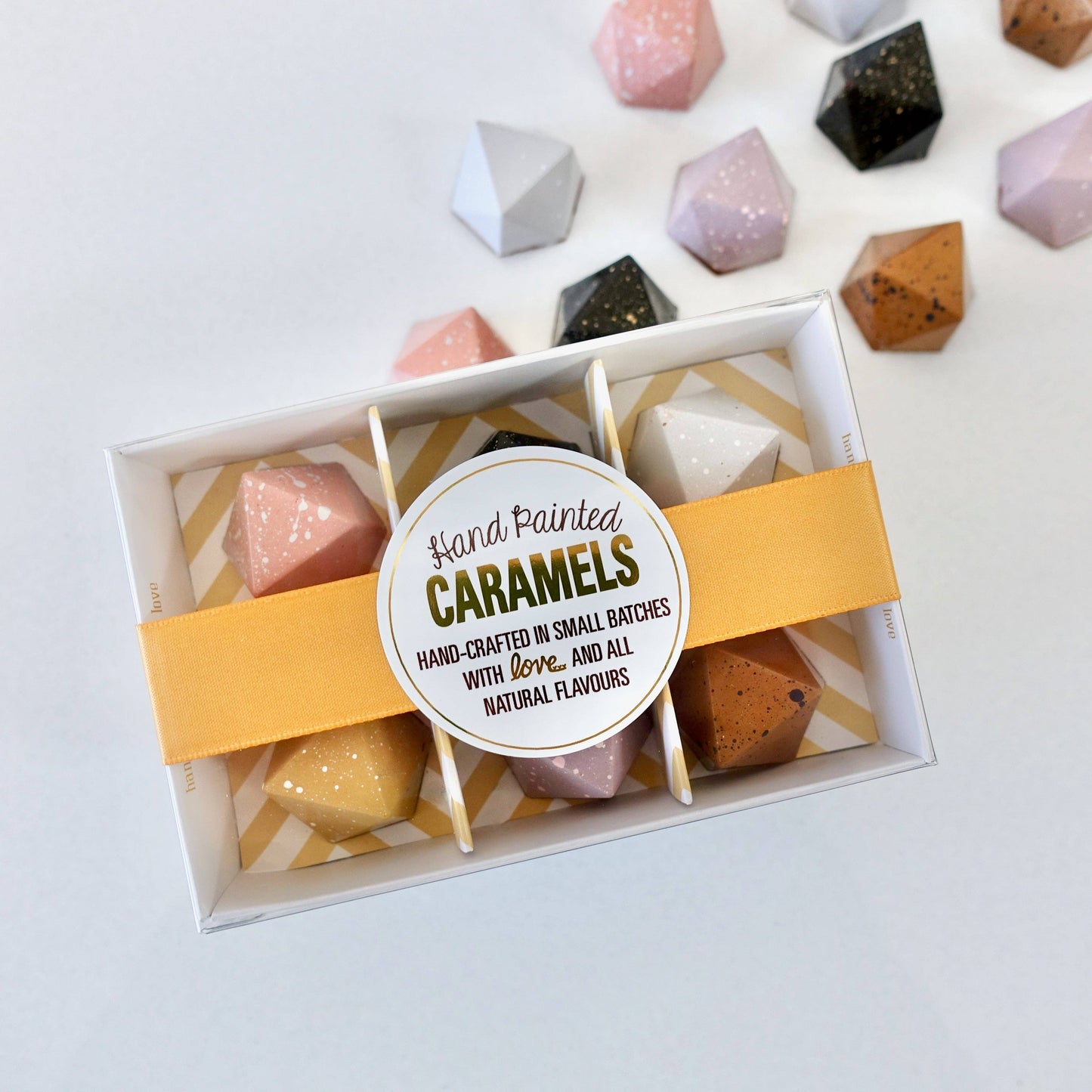 Handcrafted Belgian Chocolate Caramels—Box of 6