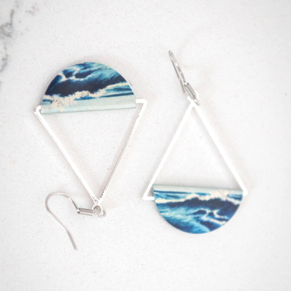 Tidal Wave Earrings—Silver