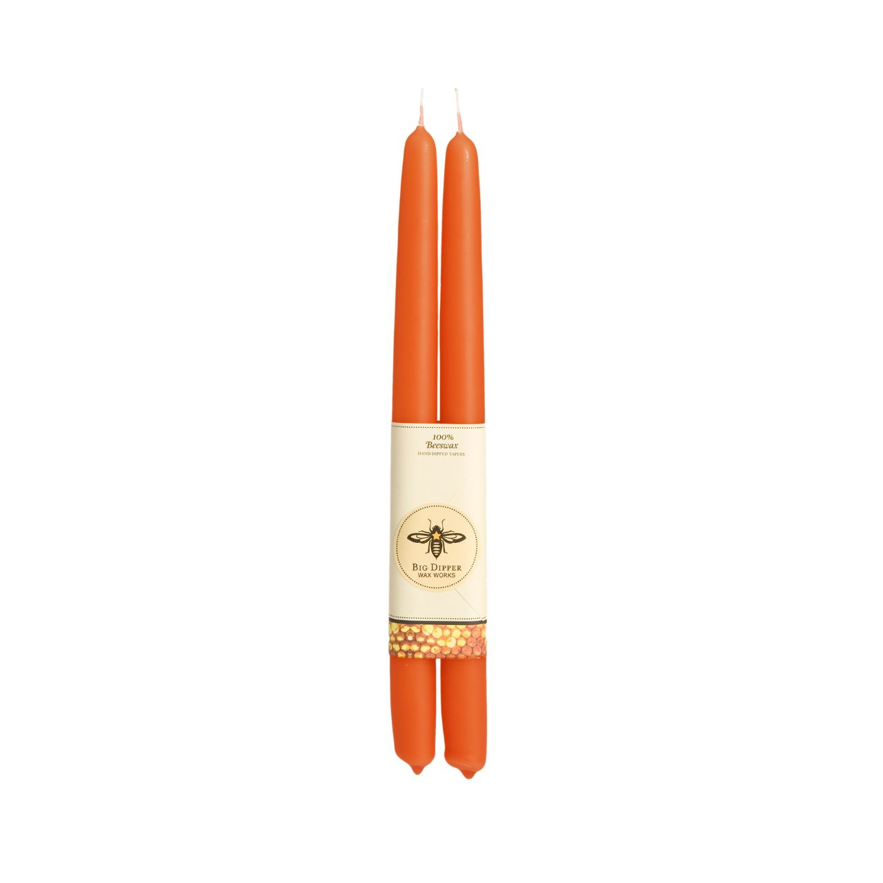 Pumpkin—Set of 2 100% Pure Beeswax