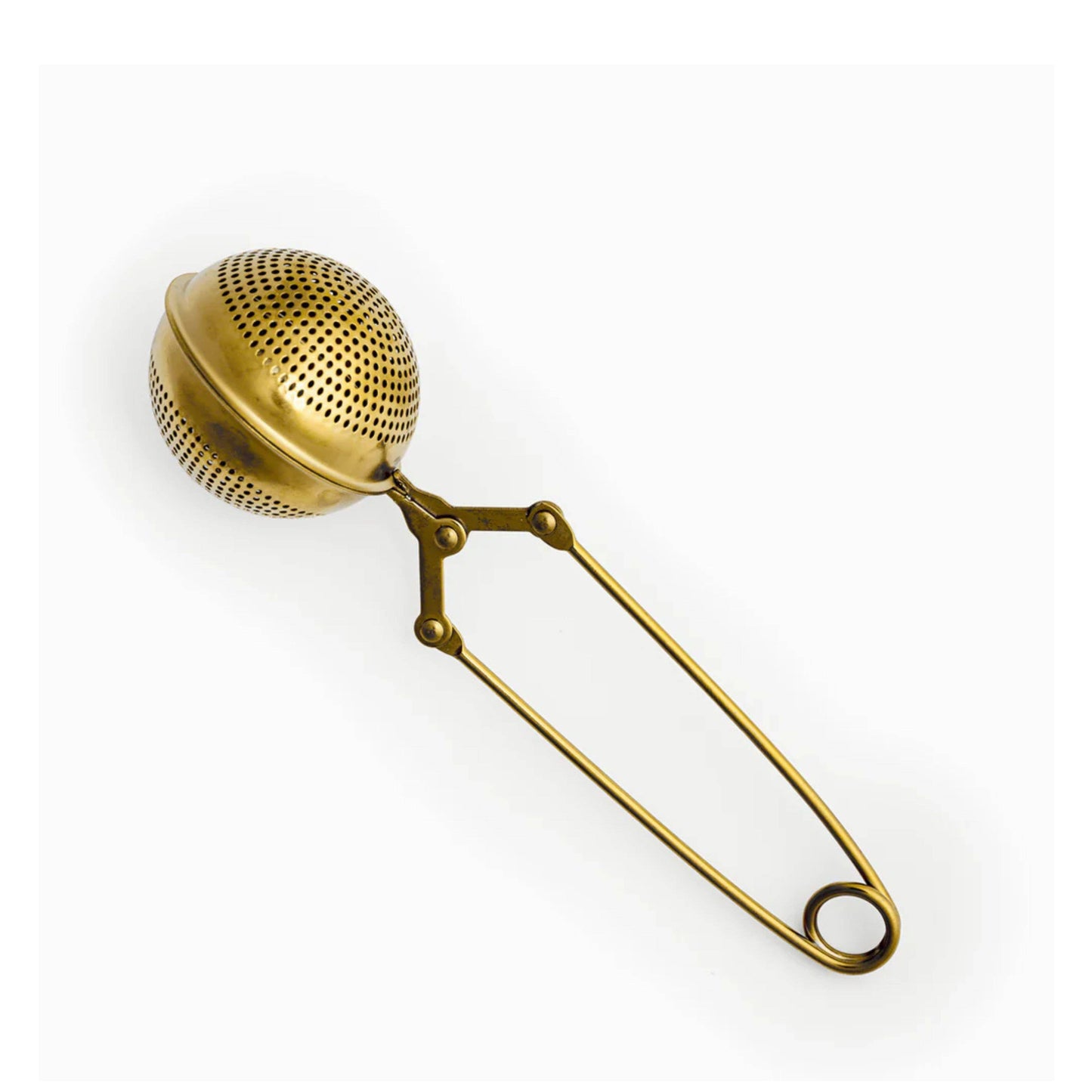 Golden Snap Ball Tea Infuser for Loose Teas