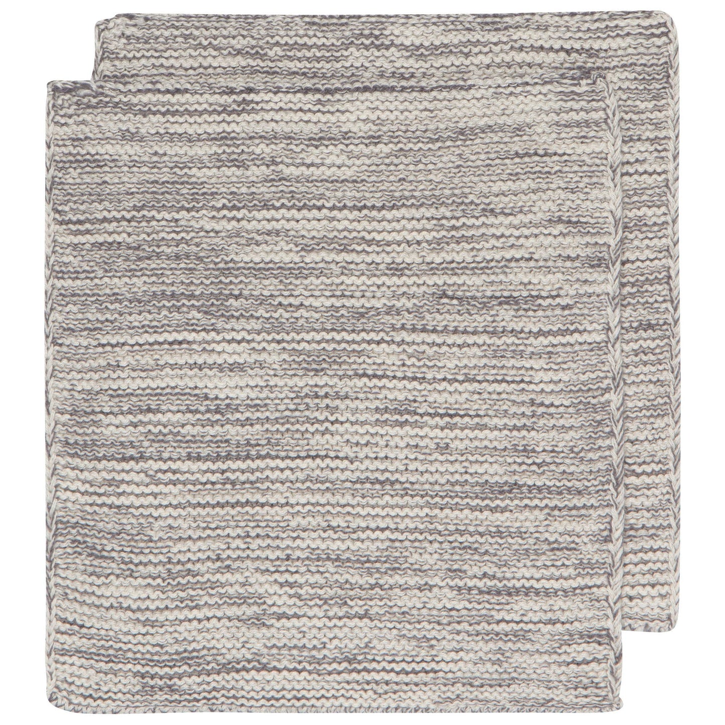 Shadow Hand-Knit Cotton Dishcloths–Set of 2