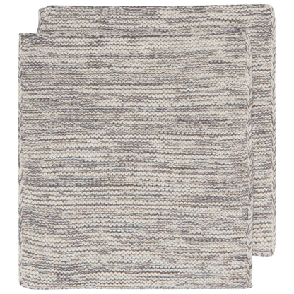 Shadow Hand-Knit Cotton Dishcloths–Set of 2