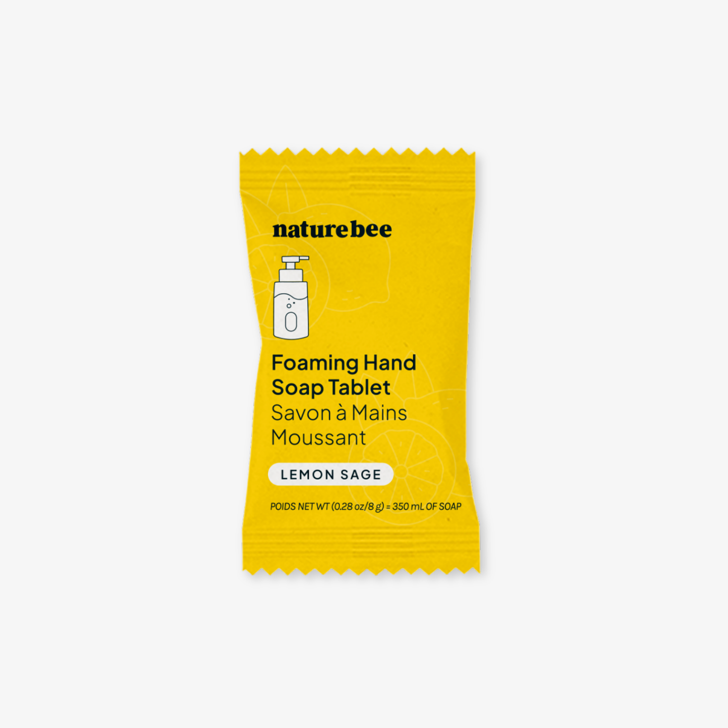 Lemon Sage Concentrated Foaming Hand Soap—Single Tablet