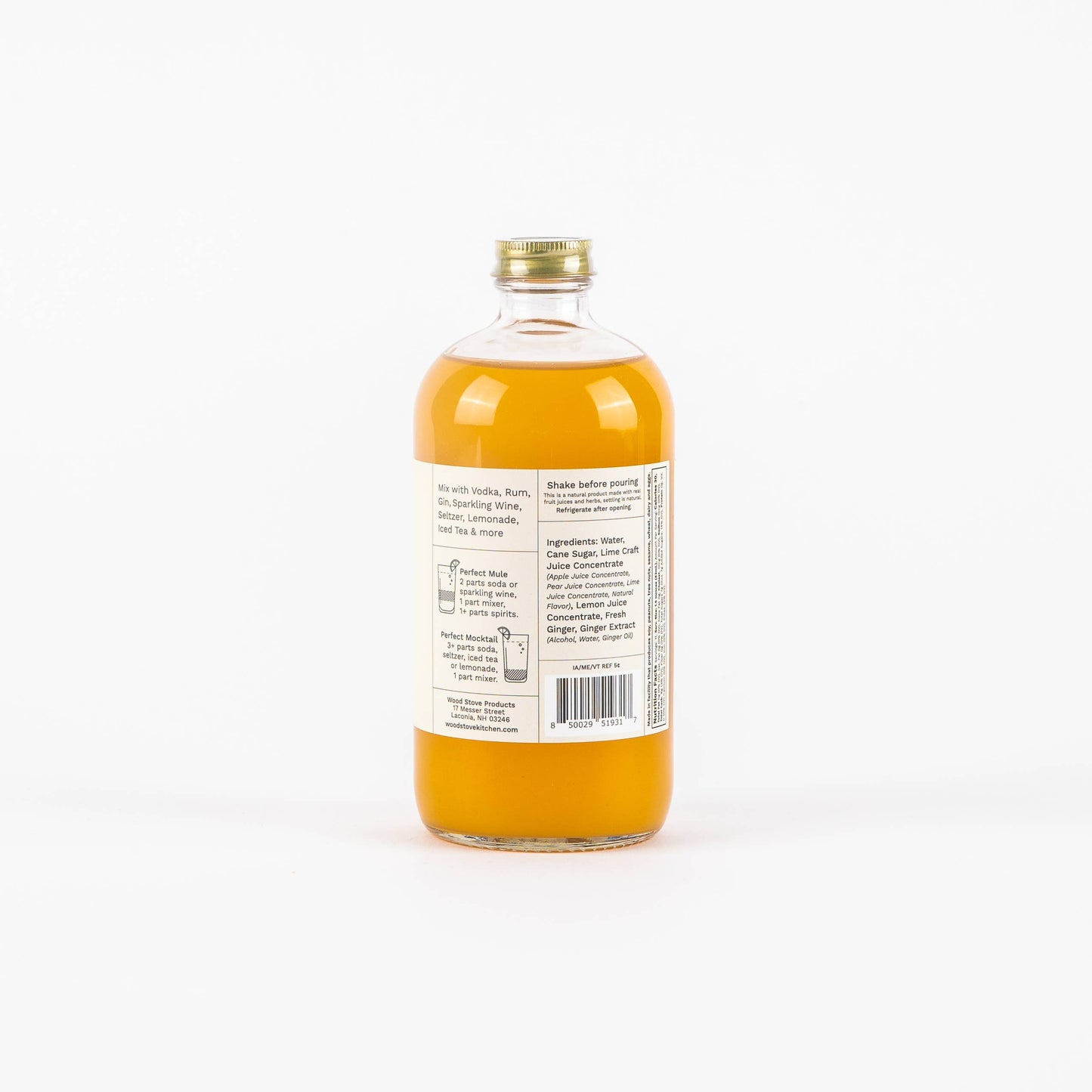 Moscow Mule Natural Cocktail & Mocktail Mixer, 16 fl oz