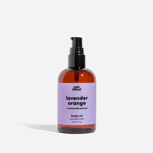 Lavender Orange Body Oil, 4oz