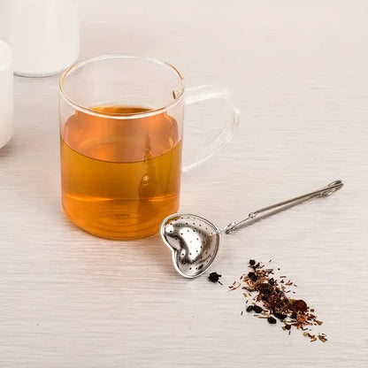 Heart-Shaped Stainless Steel Tea Infuser