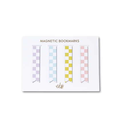 Checkerboard Magnetic Bookmarks