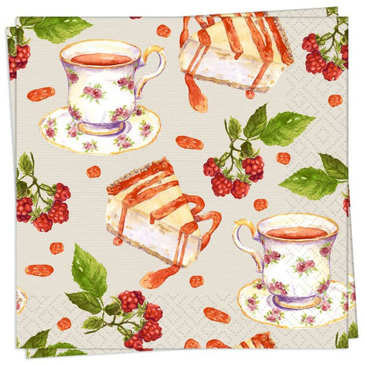Tea & Cake Cocktail Napkin