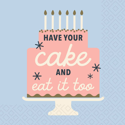 Have Your Cake Cocktail Napkin