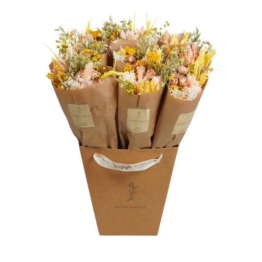 Pink Lemonade Dried Floral Bouquet