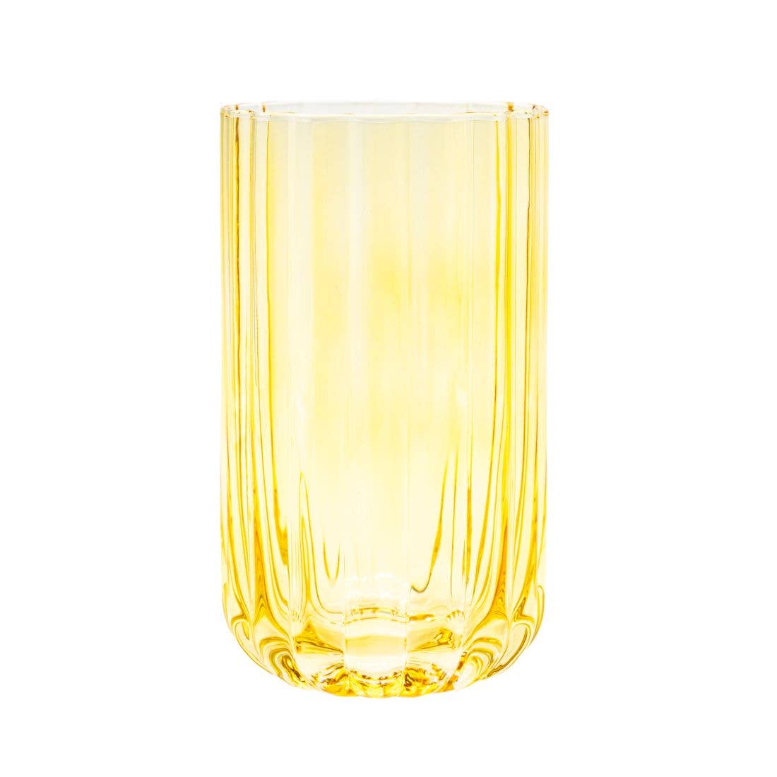 Yellow Gaia Highball Glass