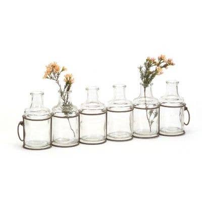 Glass Jar Vase Arrangement