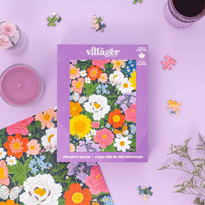 Midnight Blooms—500-Piece Puzzle