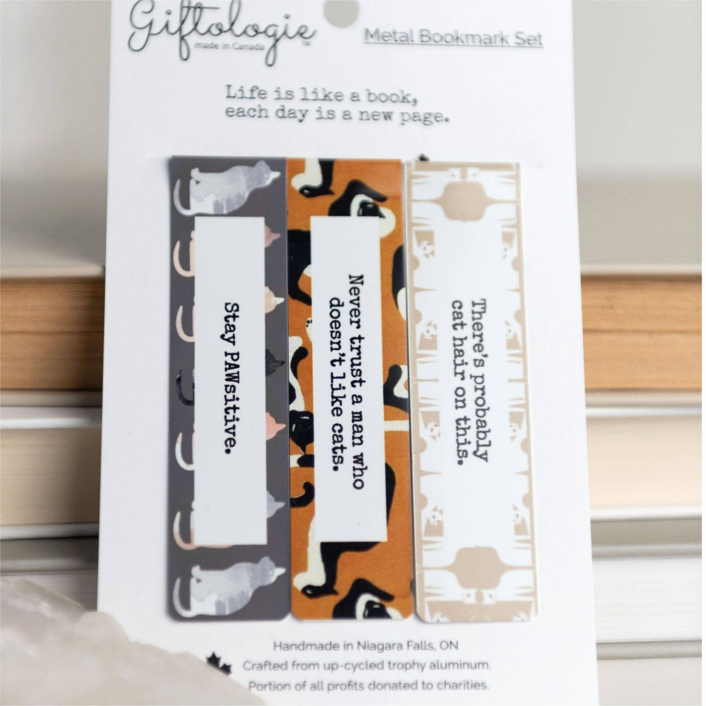 Cat Lady Bookmark Trio