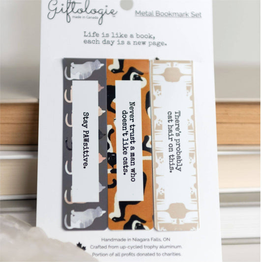 Cat Lady Bookmark Trio