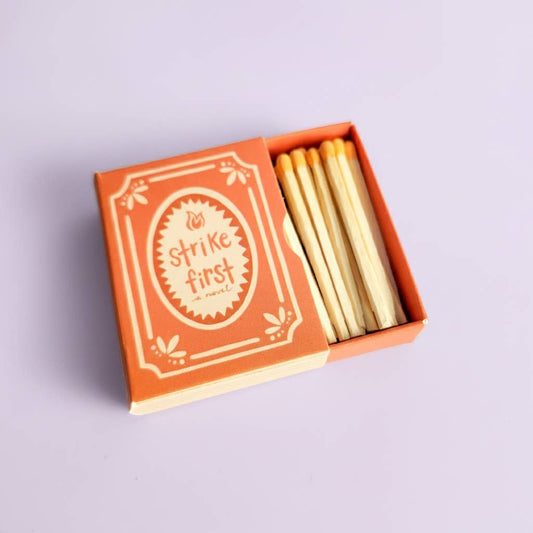 Strike First—Bookish Book Themed Matchboxes