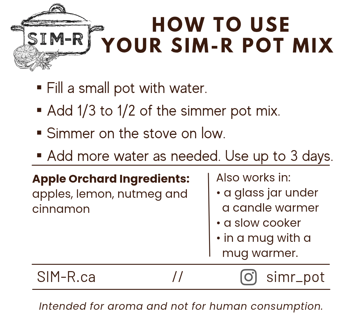 Apple Orchard Simmer Pot Mix