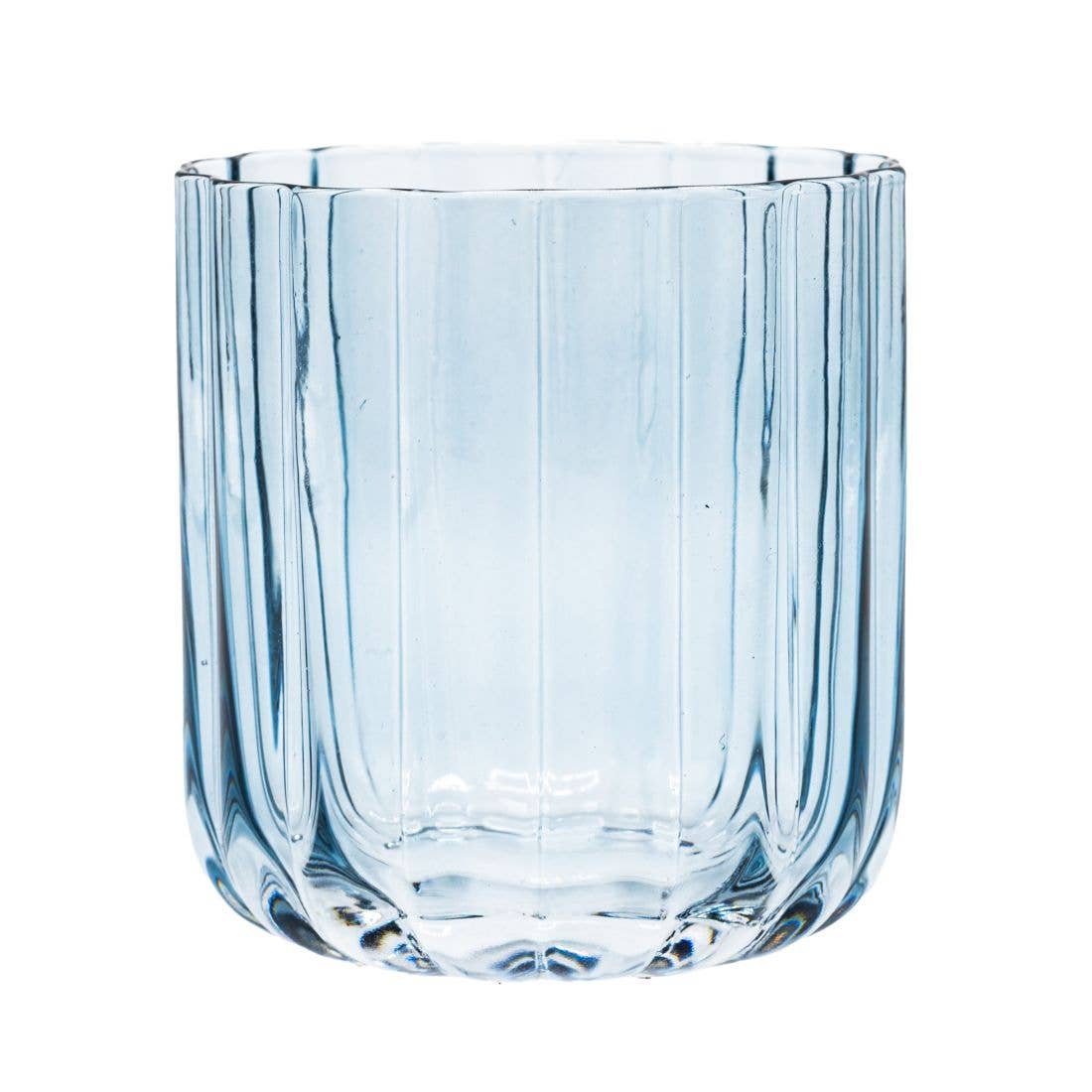 Blue Tumbler Gaia Drinking Glass