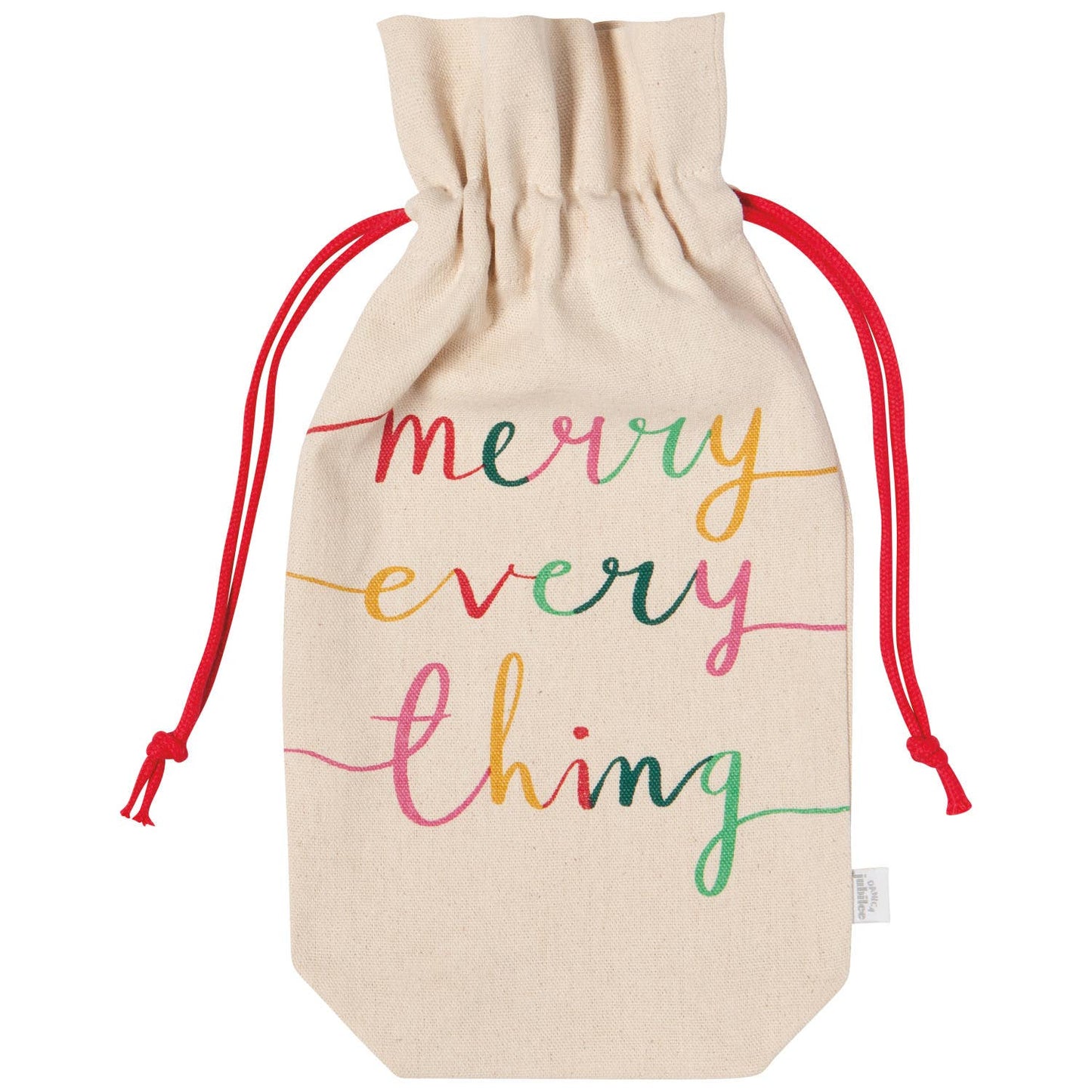 Merry Everything Christmas Wine Bags—Set of 2