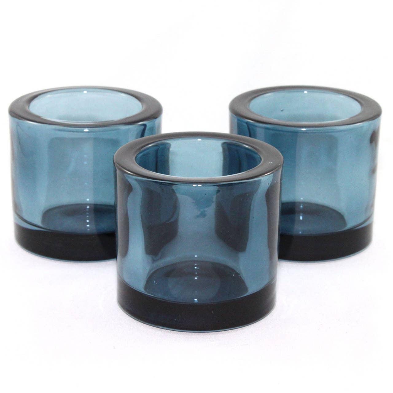 Blue Glass Votive Holder