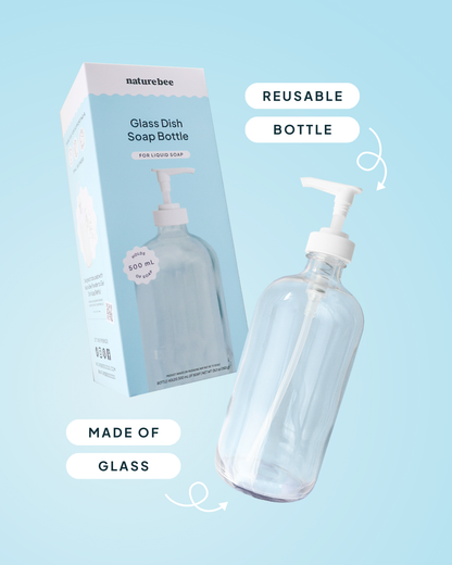 Glass Dish Soap Bottle