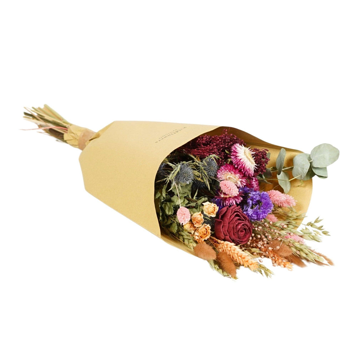 Bordeaux Fields—Medium Dried Flower Bouquet