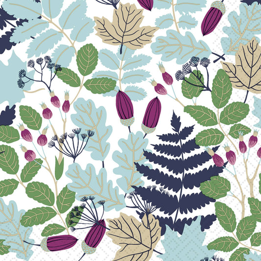Magic of Leaves Luncheon Napkin
