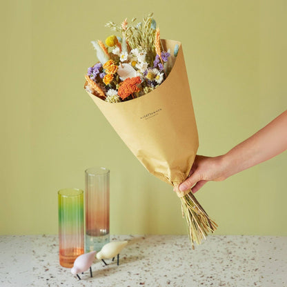 Pastel Delight—Medium Dried Flower Bouquet