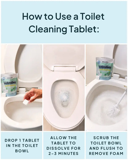 Toilet Cleaning Tablets—Eucalyptus Mint Fragrance