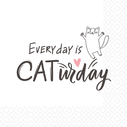 Caturday Luncheon Napkin