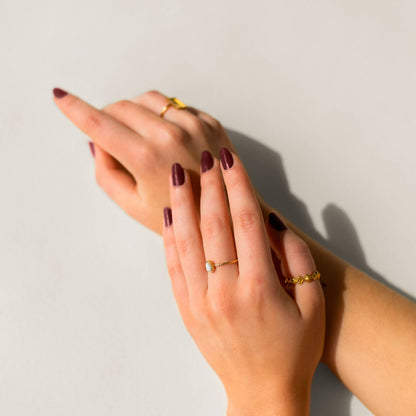 Burgundy Vegan & 21-free Nail Polish