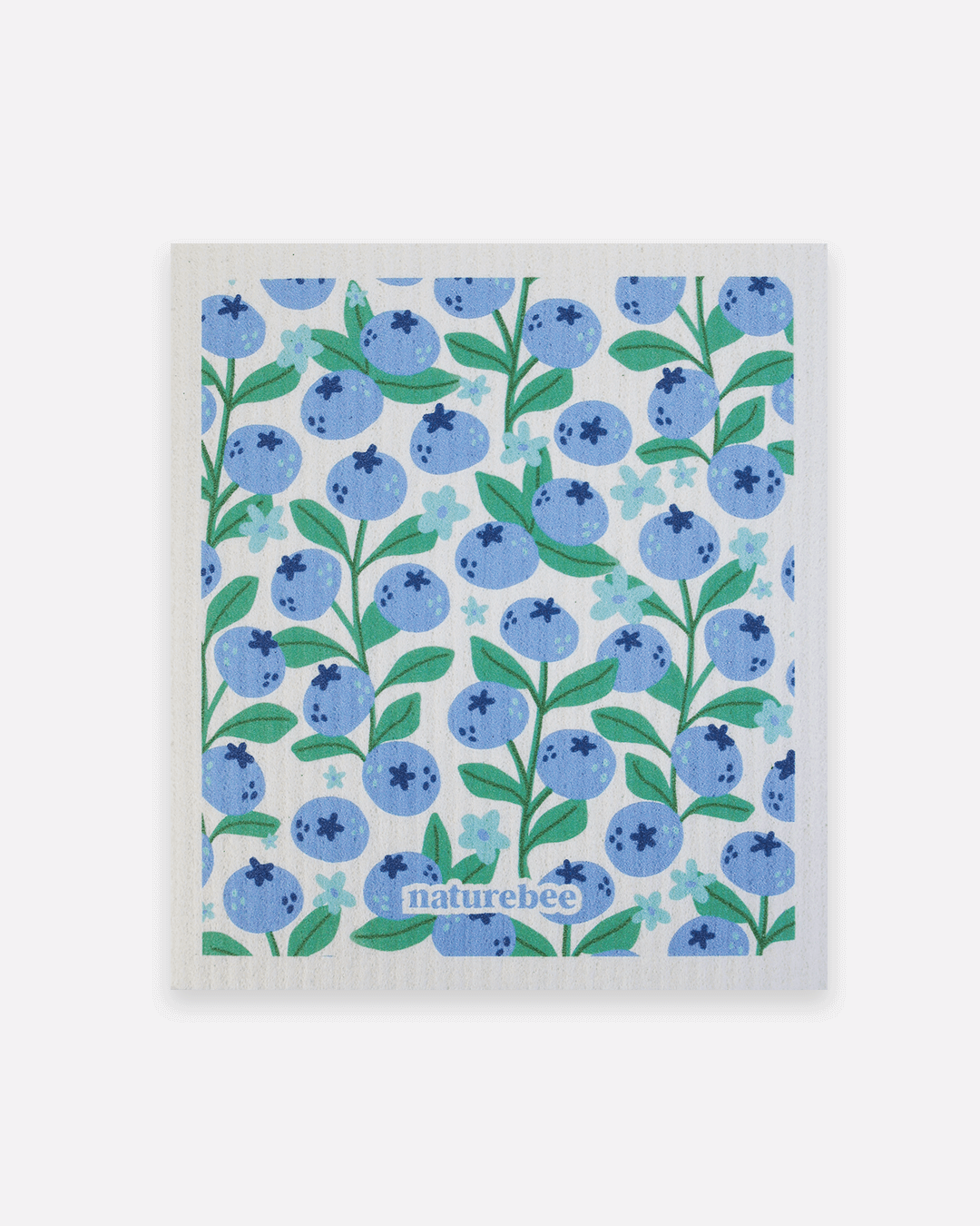 Blueberries Swedish Sponge Dishcloth