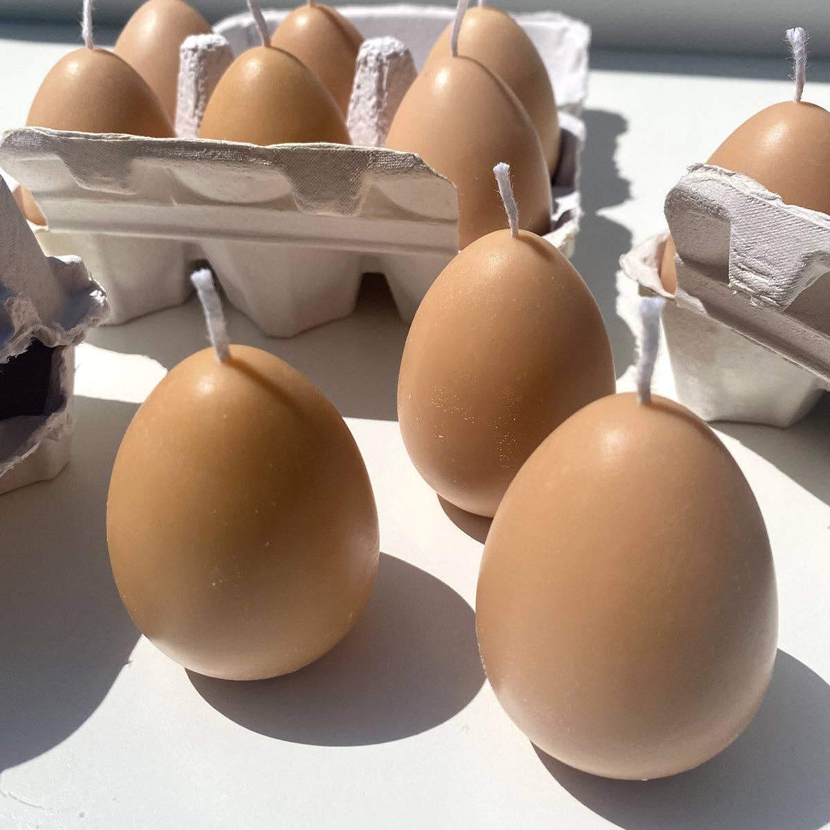 Egg-citing Cinnamon & Vanilla Scented Soy Candles—Set of 6