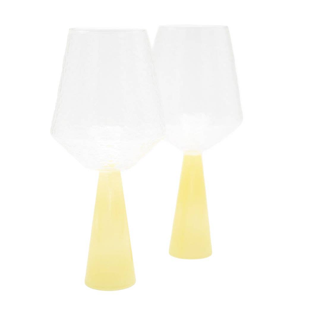 Yellow Wine Glass—Set of 2