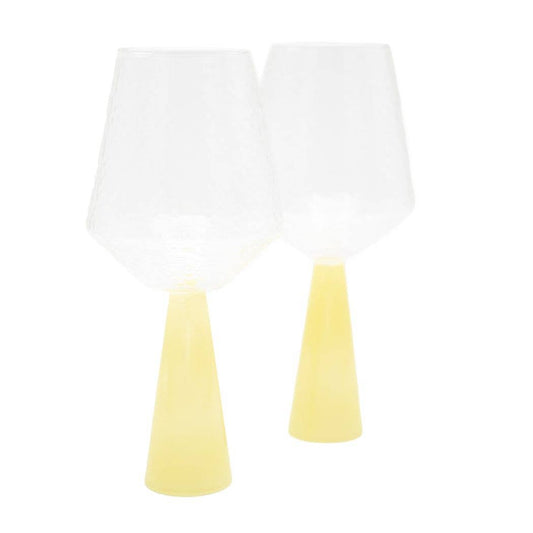 Yellow Wine Glass—Set of 2